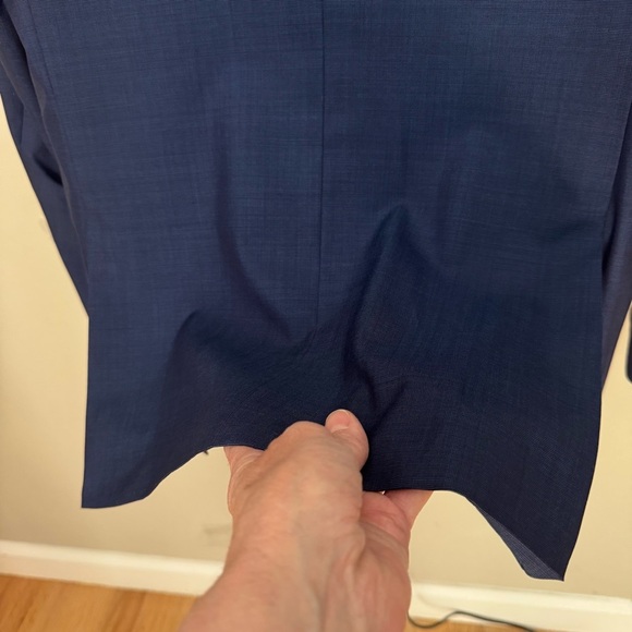 TED BAKER Endurance Jay Modern Fit Wool Blazer Blue 2 Button Size 40 Short - Picture 10 of 15